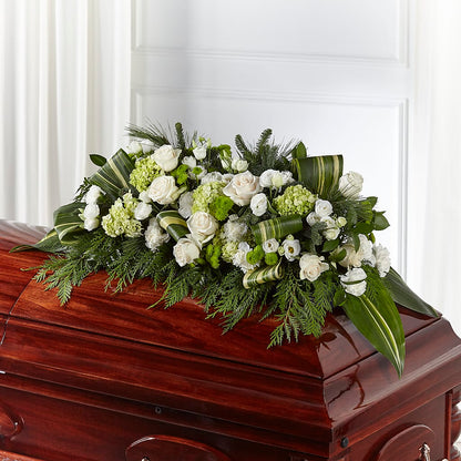 Hopeful Gesture Casket Spray – BUDS CUT FLOWERS & MORE, Taos NM