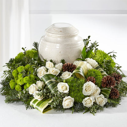 Precious Evergreen Cremation Adornment – BUDS CUT FLOWERS & MORE, Taos NM