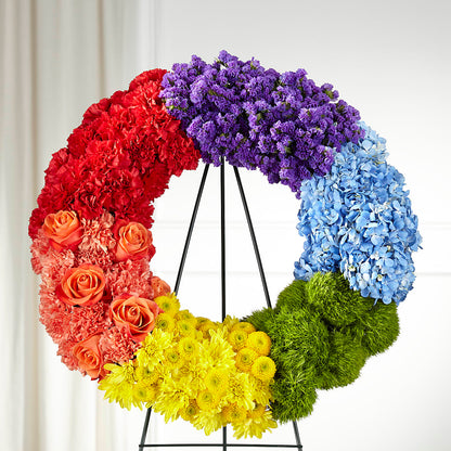 Circle of Love Wreath – BUDS CUT FLOWERS & MORE, Taos NM