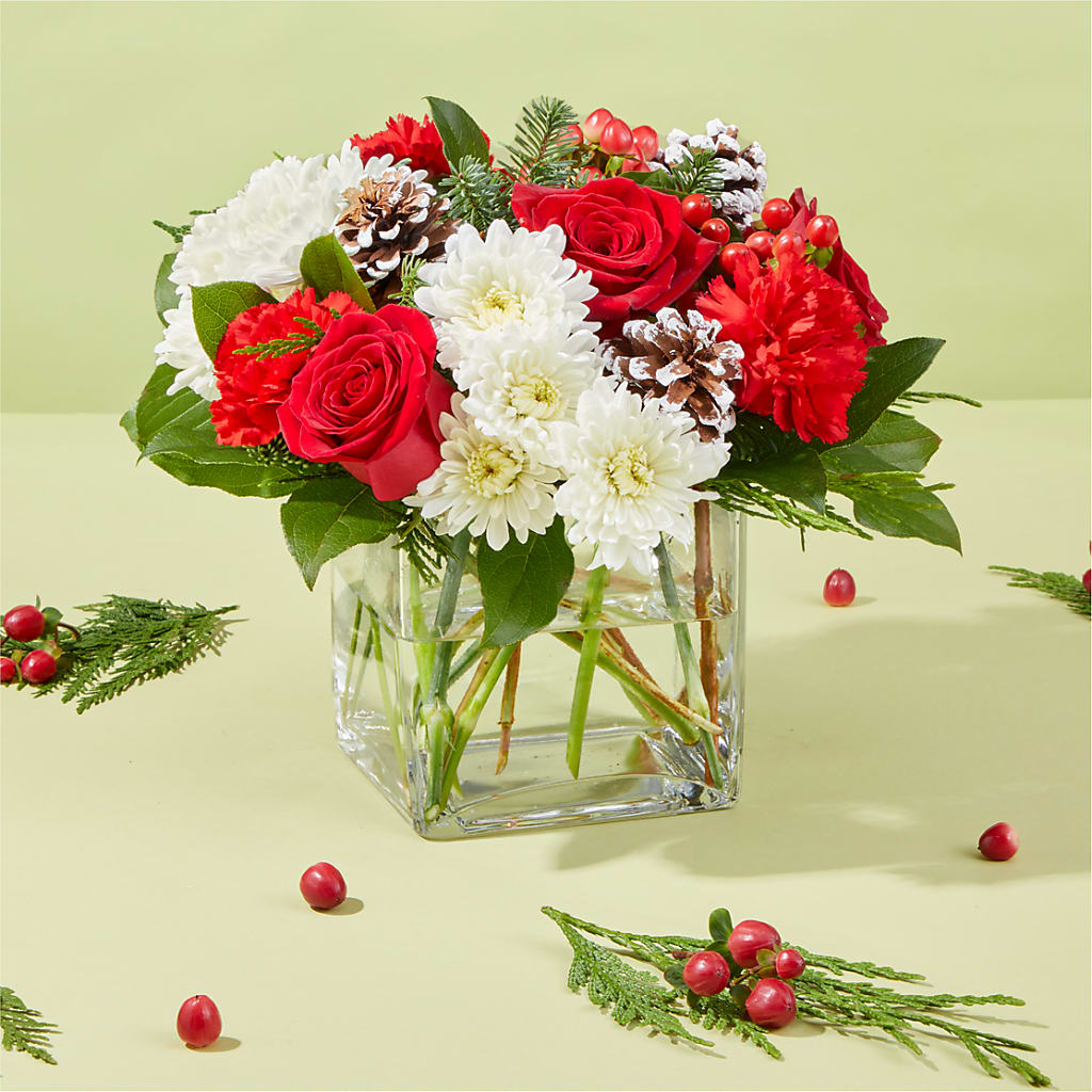 Snow Angel Bouquet – BUDS CUT FLOWERS & MORE, Taos NM