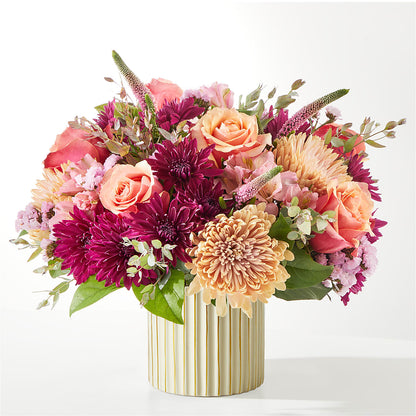 Berry Cobbler Bouquet with Ivory Vase – BUDS CUT FLOWERS & MORE, Taos NM