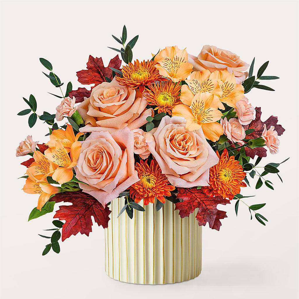 Spiced Latte Bouquet with Ivory Vase – BUDS CUT FLOWERS & MORE, Taos NM