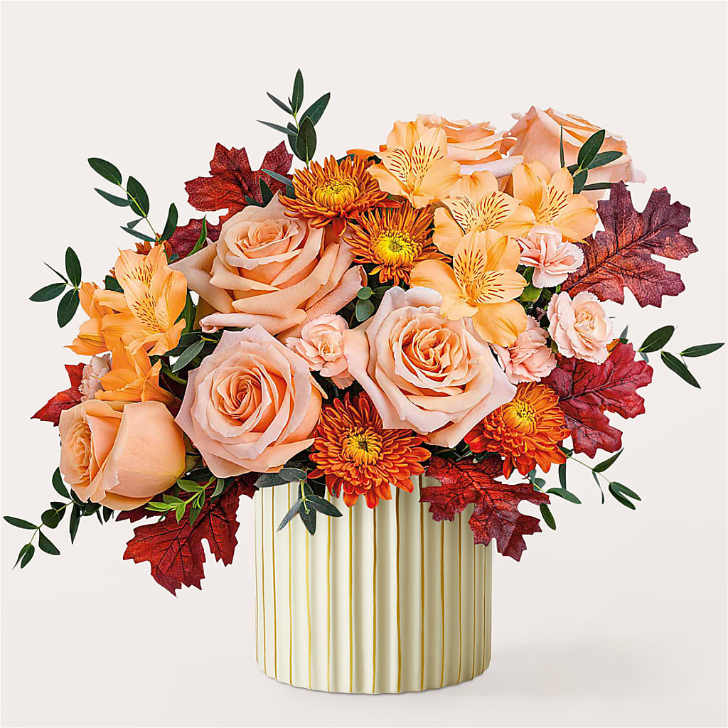 Spiced Latte Bouquet with Ivory Vase – BUDS CUT FLOWERS & MORE, Taos NM