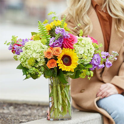 Vibrant Greetings Bouquet – BUDS CUT FLOWERS & MORE, Taos NM