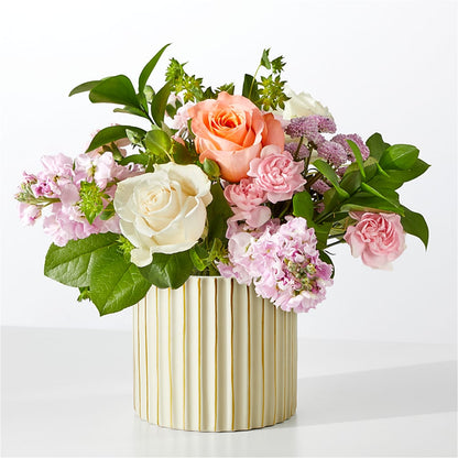 French Market Bouquet with Ivory Vase – BUDS CUT FLOWERS & MORE, Taos NM